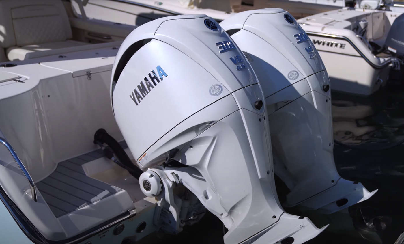 Yamaha engines on a Grady-White boat